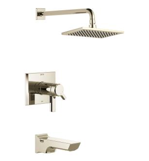 Delta Pivotal™ T17T499-PN-PR TempAssure® 17T Series H2Okinetic® Tub & Shower Trim in Lumicoat Polished Nickel