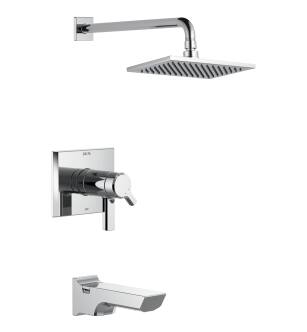 Delta Pivotal™ T17T499-PR TempAssure® 17T Series H2Okinetic® Tub & Shower Trim in Lumicoat Chrome