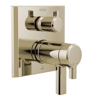 Delta Pivotal™ T27T999-PN-PR TempAssure® 17T Series Valve Trim with 6-Setting Integrated Diverter in Lumicoat Polished Nickel