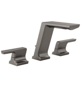Delta Pivotal™ 3599LF-KS-PR-MPU Two Handle Widespread Bathroom Faucet in Lumicoat Black Stainless