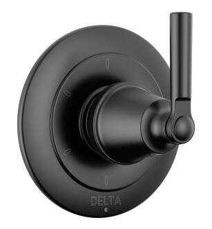 Delta SAYLOR™ T11935-BL 6-Setting 3-Port Diverter Trim in Matte Black