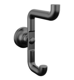 Delta SAYLOR™ 73535-BL Double Robe Hook in Matte Black