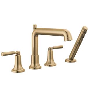 Delta SAYLOR™ T4736-CZ Roman Tub Trim with Hand Shower in Champagne Bronze