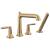 Delta SAYLOR™ T4736-CZ Roman Tub Trim with Hand Shower in Champagne Bronze