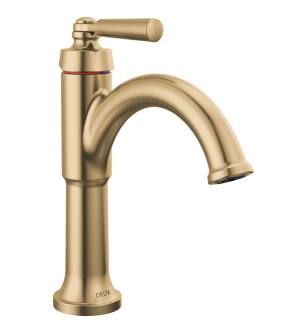 Delta SAYLOR™ 535-CZMPU-DST Single Handle Bathroom Faucet Three Hole Deck Mount in Champagne Bronze