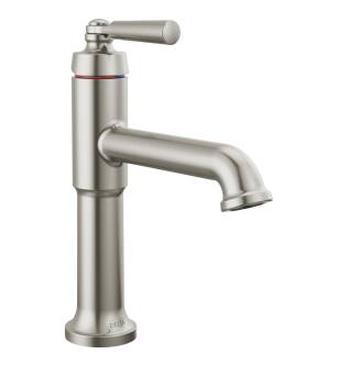 Delta SAYLOR™ 536-SSMPU-DST Single Handle Bathroom Faucet Three Hole Deck Mount in Stainless