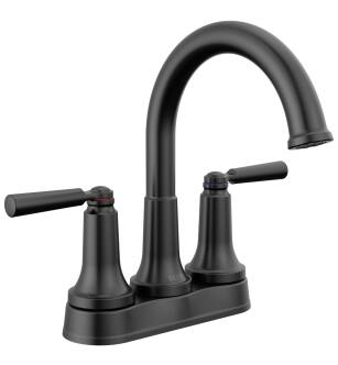 Delta SAYLOR™ 2535-BLMPU-DST Two Handle Centerset Bathroom Faucet in Matte Black
