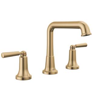 Delta SAYLOR™ 3536-CZMPU-DST Two Handle Widespread Bathroom Faucet Four Hole Deck Mount in Champagne Bronze