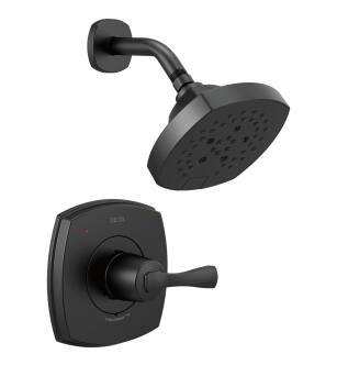 Delta Stryke® T14276-BL 14 Series Shower Only in Matte Black
