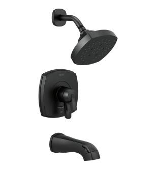 Delta Stryke® T17476-BL 17 Series Tub and Shower Only in Matte Black