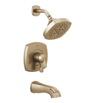 Delta Stryke® T17476-CZ 17 Series Tub and Shower Only in Champagne Bronze