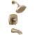 Delta Stryke® T17476-CZ 17 Series Tub and Shower Only in Champagne Bronze