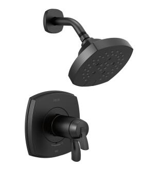 Delta Stryke® T17T276-BL 17 Thermostatic Shower Only in Matte Black