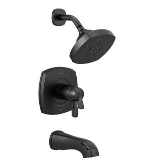 Delta Stryke® T17T476-BL 17 Thermostatic Tub and Shower Only in Matte Black