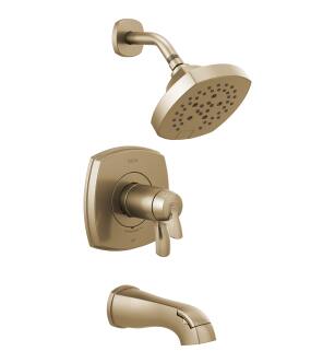 Delta Stryke® T17T476-CZ 17 Thermostatic Tub and Shower Only in Champagne Bronze