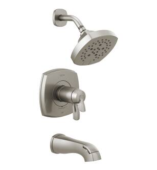 Delta Stryke® T17T476-SS 17 Thermostatic Tub and Shower Only in Stainless