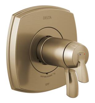 Delta Stryke® T17T076-CZ 17 Thermostatic Valve Only in Champagne Bronze