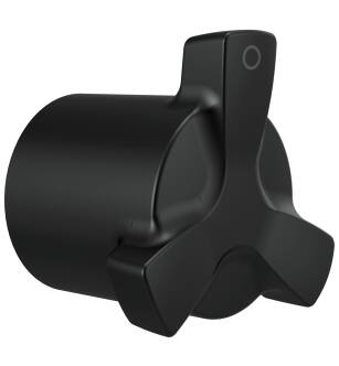 Delta Stryke® H560BL Integrated Diverter Helo in Matte Black