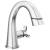 Delta Stryke® 5776-PD-PR-DST Single Handle Pull Down Bathroom Faucet Three Hole Deck Mount in Lumicoat Chrome