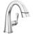 Delta Stryke® 577-PD-PR-DST Single Handle Pull Down Bathroom Faucet Three Hole Deck Mount in Lumicoat Chrome