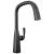 Delta Stryke® 9176T-BL-DST Single Handle Pull Down Kitchen Faucet with Touch 2O Technology Three Hole Deck Mount in Matte Black