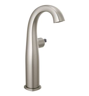 Delta Stryke® 777-SSLHP-DST Single Handle Vessel Bathroom Faucet - Less Handle in Stainless