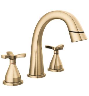 Delta Stryke® 357756-CZPD-PR-DST Two Handle Widespread Pull Down Bathroom Faucet in Lumicoat Champagne Bronze