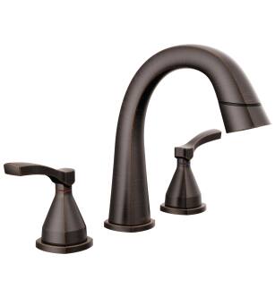 Delta Stryke® 35775-RBPD-DST Two Handle Widespread Pull Down Bathroom Faucet in Venetian Bronze