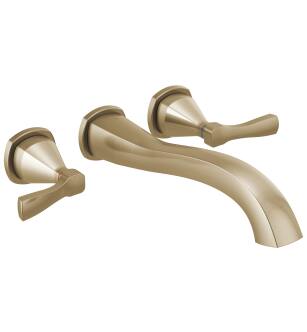 Delta Stryke® T5776-CZWL Wall Mounted Tub Filler in Champagne Bronze