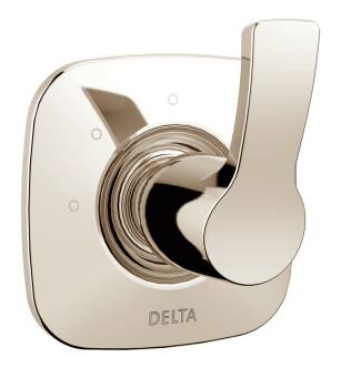 Delta Tesla® T11852-PN 3-Setting 2-Port Diverter Trim in Polished Nickel