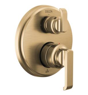 Delta Tetra™ T24889-CZ-PR 14 Series Integrated Diverter Trim with 3-Setting in Lumicoat Champagne Bronze