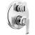 Delta Tetra™ T24889-PR 14 Series Integrated Diverter Trim with 3-Setting in Lumicoat Chrome
