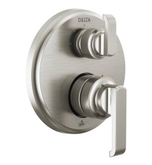 Delta Tetra™ T24889-SS-PR 14 Series Integrated Diverter Trim with 3-Setting in Lumicoat Stainless