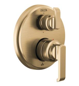 Delta Tetra™ T24989-CZ-PR 14 Series Integrated Diverter Trim with 6-Setting in Lumicoat Champagne Bronze