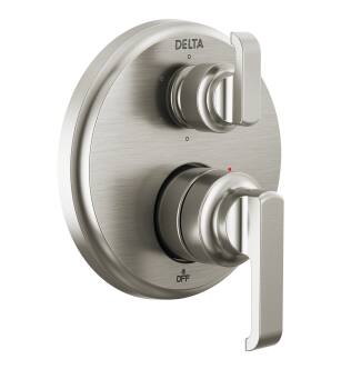 Delta Tetra™ T24989-SS-PR 14 Series Integrated Diverter Trim with 6-Setting in Lumicoat Stainless