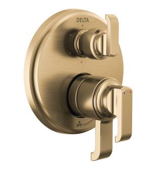 Delta Tetra™ T27989-CZ-PR 17 Series Integrated Diverter Trim with 6-Setting in Lumicoat Champagne Bronze