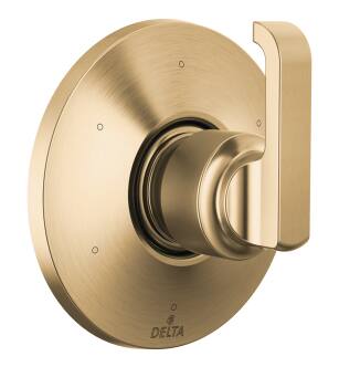 Delta Tetra™ T11989-CZ-PR 6-Setting Diverter Trim in Lumicoat Champagne Bronze