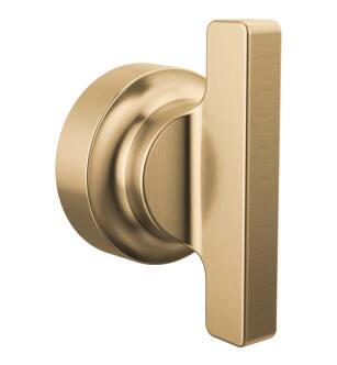 Delta Tetra™ H587CZ-PR Floor Mount Tub Filler Handle - T-Lever in Lumicoat Champagne Bronze