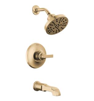 Delta Tetra™ T14489-CZ-PR Monitor 14 Series Tub & Shower Trim in Lumicoat Champagne Bronze