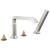 Delta Tetra™ T4789-SS-PR-LHP Roman Tub Trim with Hand Shower in Lumicoat Stainless