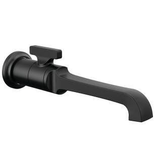 Delta Tetra™ T3589LF-BLWL Single Handle Wall Mount Bathroom Faucet Trim in Matte Black