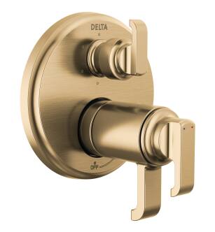 Delta Tetra™ T27T989-CZ-PR TempAssure 17T Series Integrated Diverter Trim with 6-Setting in Lumicoat Champagne Bronze