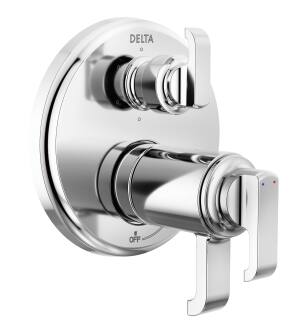 Delta Tetra™ T27T989-PR TempAssure 17T Series Integrated Diverter Trim with 6-Setting in Lumicoat Chrome