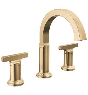 Delta Tetra™ 355887-CZ-PR-DST Two Handle Widespread Bathroom Faucet in Lumicoat Champagne Bronze