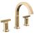 Delta Tetra™ 355887-CZ-PR-DST Two Handle Widespread Bathroom Faucet in Lumicoat Champagne Bronze