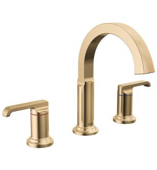 Delta Tetra™ 35588-CZ-PR-DST Two Handle Widespread Bathroom Faucet in Lumicoat Champagne Bronze