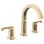 Delta Tetra™ 35588-CZ-PR-DST Two Handle Widespread Bathroom Faucet in Lumicoat Champagne Bronze