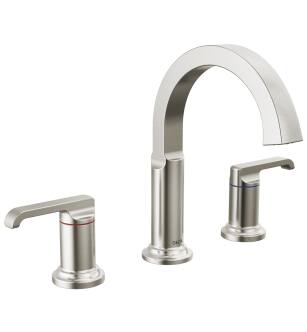 Delta Tetra™ 35588-SS-PR-DST Two Handle Widespread Bathroom Faucet in Lumicoat Stainless