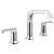 Delta Tetra™ 35589-PR-DST Two Handle Widespread Bathroom Faucet in Lumicoat Chrome