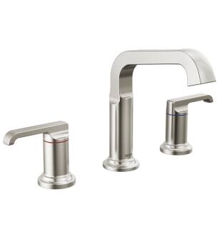 Delta Tetra™ 35589-SS-PR-DST Two Handle Widespread Bathroom Faucet in Lumicoat Stainless